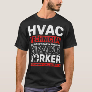 Camiseta Ventilación del trabajador de un milagro agudo de 