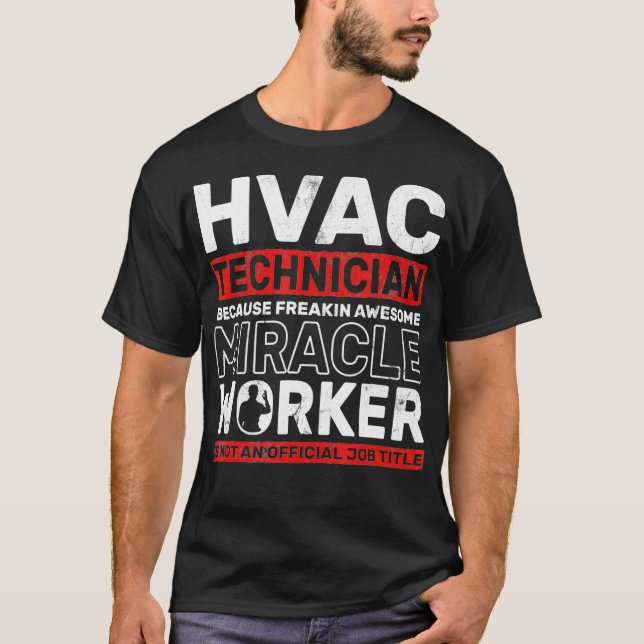 Camiseta Ventilación del trabajador de un milagro agudo de  (Anverso)