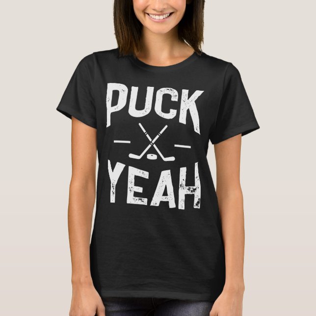 Camiseta Ventilador aficionado al jugador de hockey sobre h (Anverso)