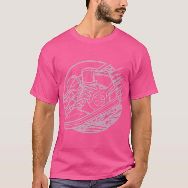 Camiseta Ventilador de baloncesto Sneaker Head (Anverso)