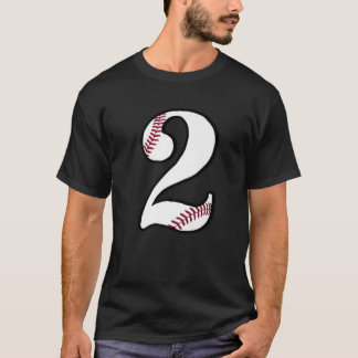 Camiseta Ventilador De Béisbol Número 2 Dos Ventiladores De