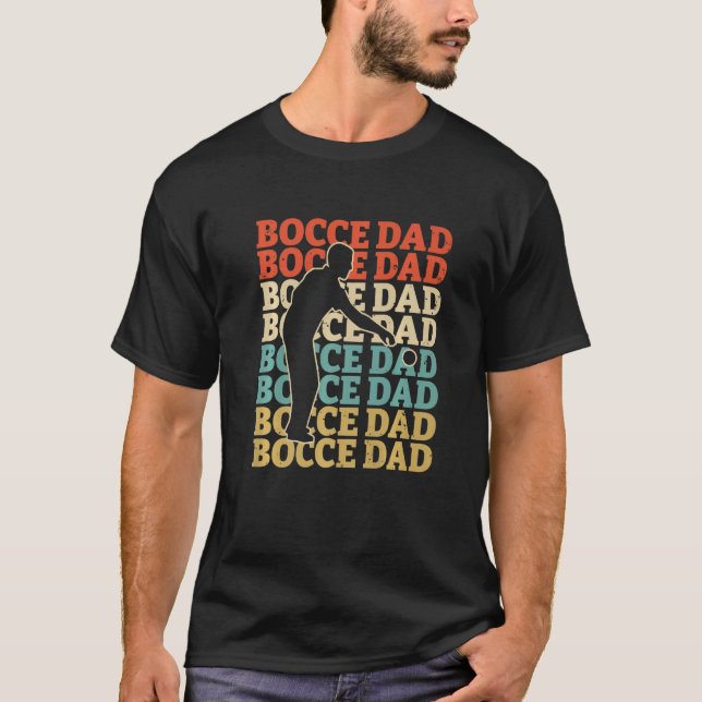 Camiseta Ventilador de Bocce Bocce Dad Vintage (Anverso)