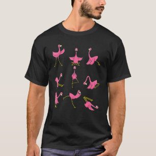 Camiseta Ventilador de ejercicio de Zen de Aves de Yoga Cut