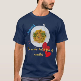 Camiseta Ventilador de fideos difíciles de matar - Divertid