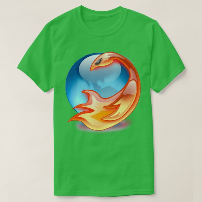 CAMISETA VENTILADOR DE FIREFOX (Diseño del anverso)