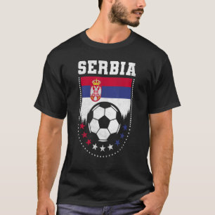 Camiseta Ventilador de fútbol de Bandera de Serbia