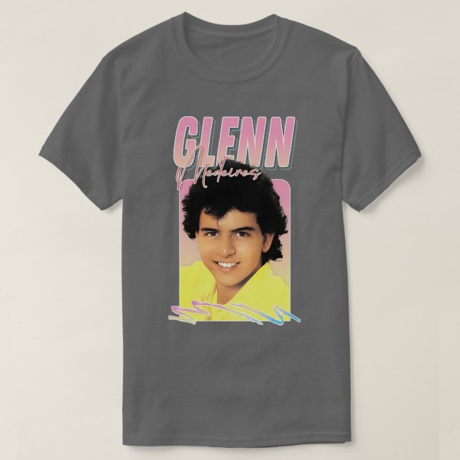 Camiseta Ventilador de Glenn Medeiros 80 (Diseño del anverso)