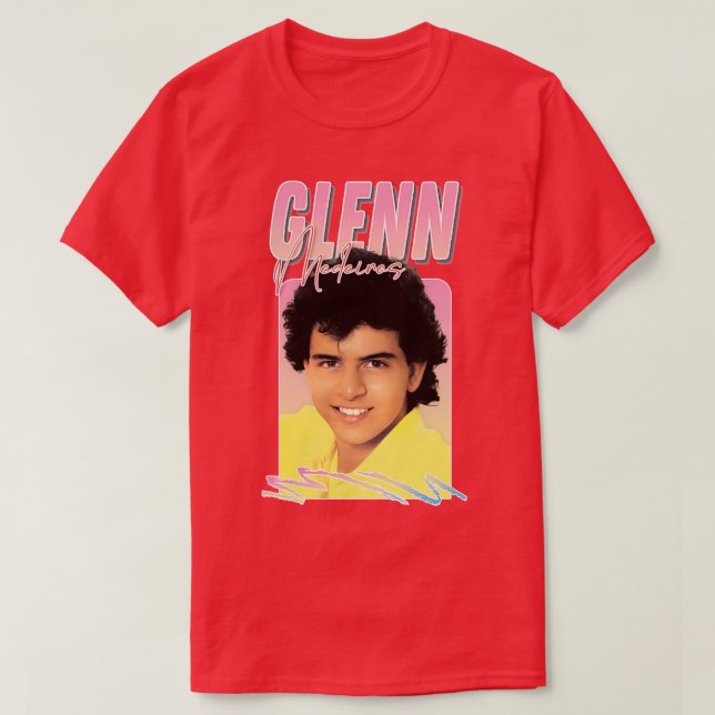 Camiseta Ventilador de Glenn Medeiros 80 (Diseño del anverso)