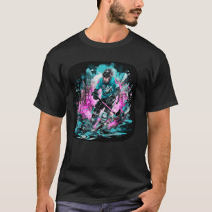 Camiseta Ventilador de hockey sobre hielo Tee H Jugador de