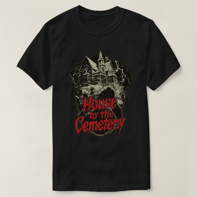 Camiseta Ventilador de horror La casa del cementerio de 198 (Diseño del anverso)