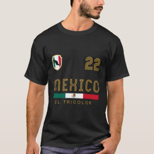 Camiseta Ventilador de la bandera de fútbol de México Jerse