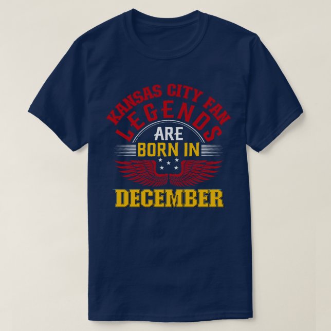 Camiseta Ventilador de la ciudad de Kansas Diciembre sacudi (Diseño del anverso)