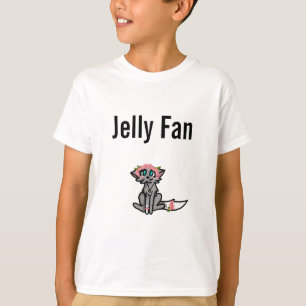 Camiseta Ventilador de la gelatina blanca para niños Jelly