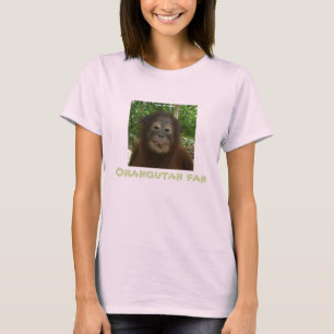 Camiseta Ventilador de la vida silvestre de los Orangutanos