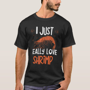 Camiseta Ventilador de mariscos de camarón Cangrejo de susu