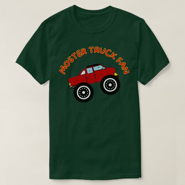 CAMISETA VENTILADOR DE MONSTER TRUCK (Diseño del anverso)
