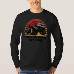 Camiseta Ventilador De Monster Truck Retro Así Es Como Hace