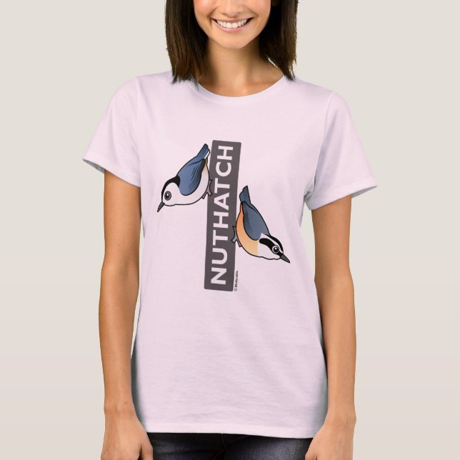 Camiseta Ventilador de nuthatch (Anverso)