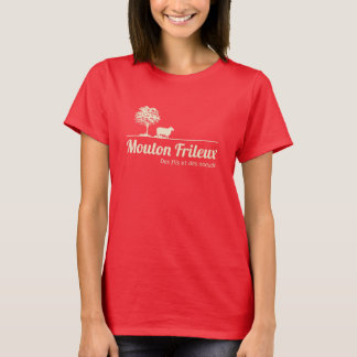 Camiseta Ventilador de Oveja Dudoso T-shirt oscuro