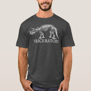 Camiseta Ventilador de Paleontología de Triceratops Dinosau