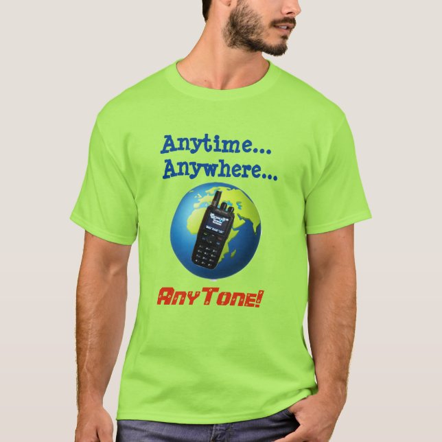 Camiseta Ventilador de radio AnyTone Ham (Anverso)