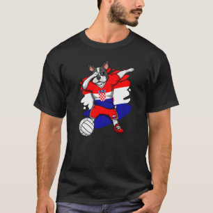 Camiseta Ventilador de voleibol de Croacia en el Bulldog fr