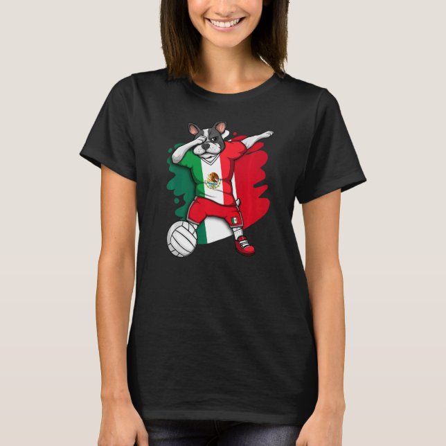 Camiseta Ventilador de voleibol de México en el Bulldog fra (Anverso)
