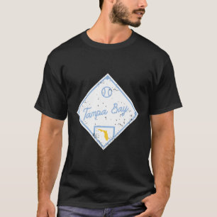 Camiseta Ventilador del Béisbol de la Bahía de Tampa Florid