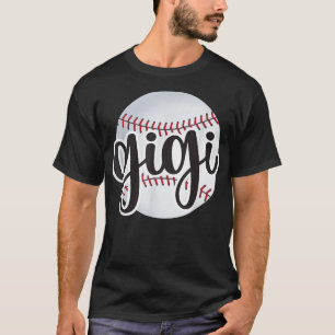 Camiseta Ventilador del béisbol Gigi De Béisbol Orgullosa A