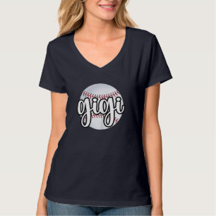 Camiseta Ventilador del béisbol Gigi De Béisbol Orgullosa A