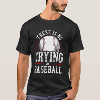 Camiseta Ventilador Del Béisbol No Hay Lloros En El Béisbol