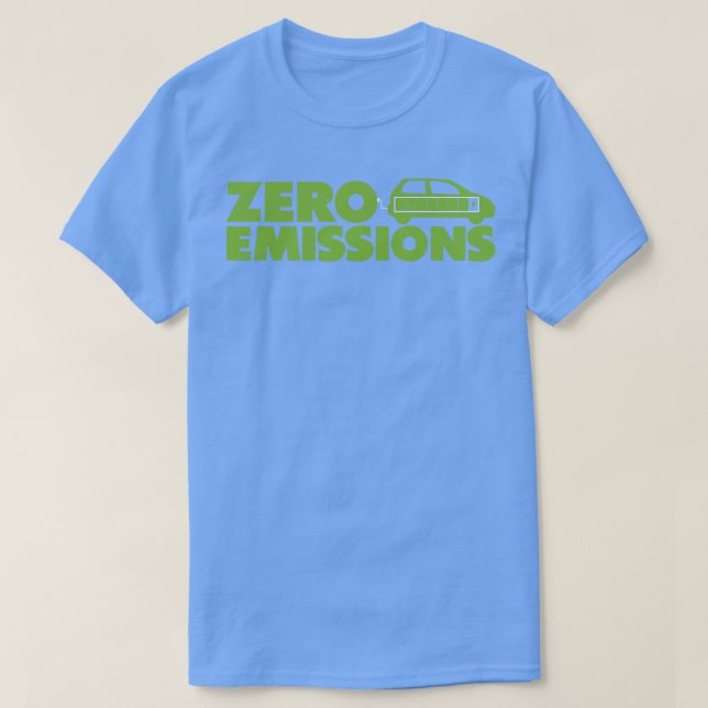 Camiseta Ventilador del coche eléctrico Verde Naturaleza Pr (Diseño del anverso)