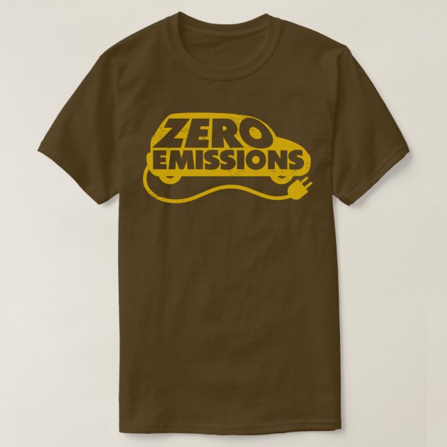 Camiseta Ventilador del coche eléctrico Verde Naturaleza Pr (Diseño del anverso)