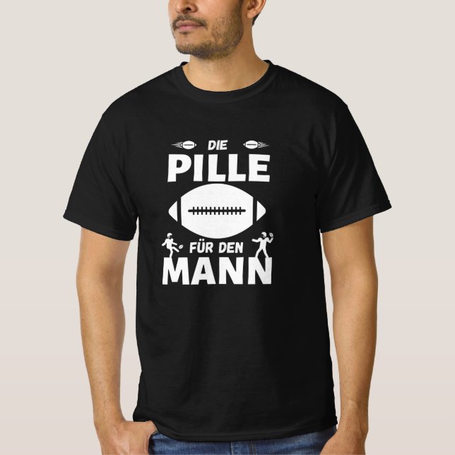 Camiseta Ventilador Del Futbol Deportivo Pill For Man (Anverso)
