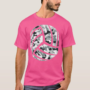 Camiseta Ventilador del jugador de voleibol de camuflaje Cu