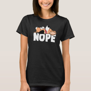 Camiseta Ventilador del Napping Beagle Tee Nope Lazy Dogs M