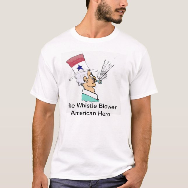Camiseta Ventilador del silbido - héroe americano (Anverso)