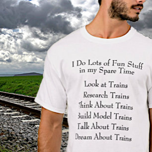 Camiseta Ventilador del tren de vapor - Lo que hago en tiem
