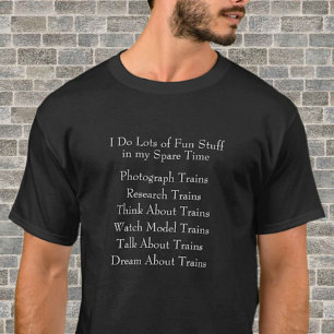 Camiseta Ventilador del tren ferroviario Lover - Lo que hag