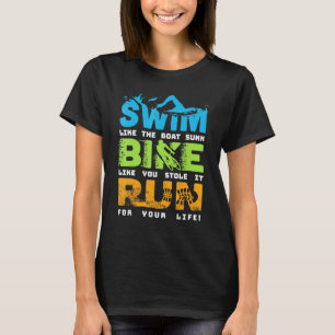 Camiseta Ventilador del Triatlón de Ciclismo de Natación -