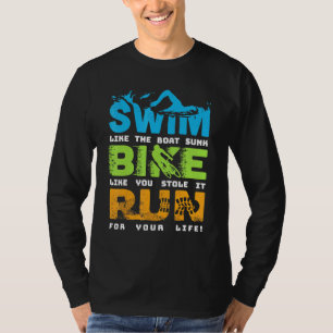 Camiseta Ventilador del Triatlón de Ciclismo de Natación -