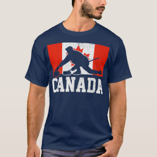 Camiseta Ventilador deportivo de invierno con bandera canad