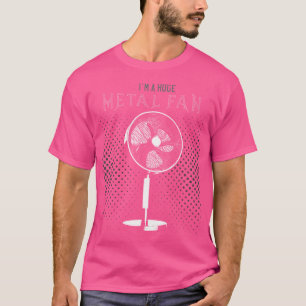 Camiseta Ventilador Metalizado fuerte de Rock duro