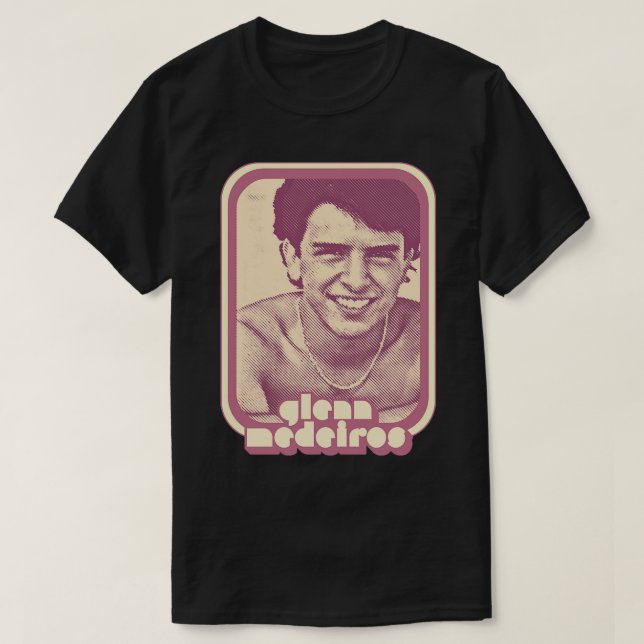 Camiseta Ventilador retro de Glenn Medeiros 80 (Diseño del anverso)