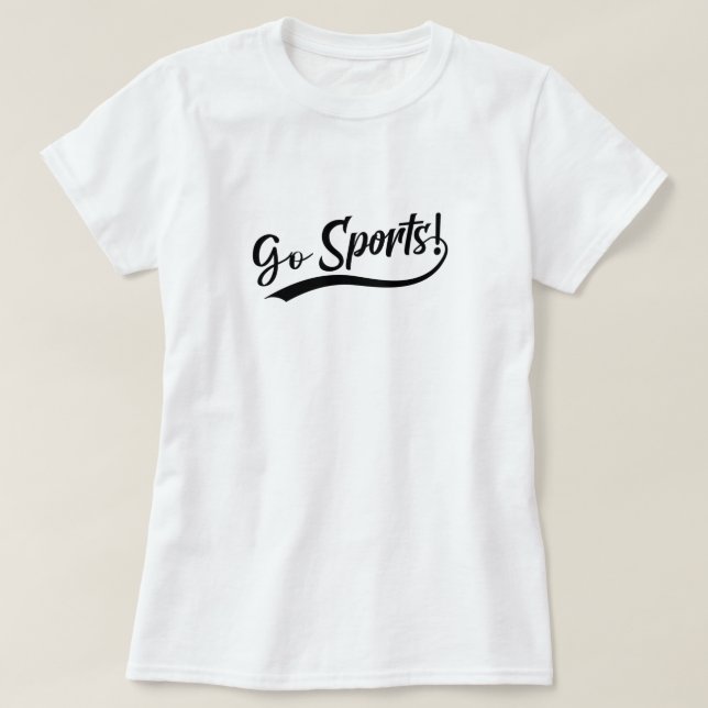 Camiseta Ventilador sarcástico divertido de Go Sports (Diseño del anverso)