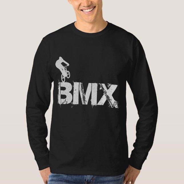 Camiseta Ventiladores de la bicicleta de cosecha BMX regala (Anverso)