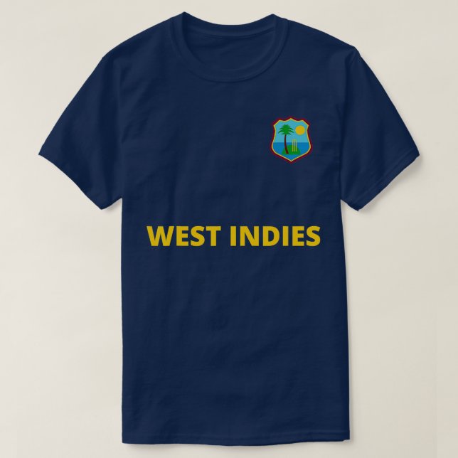 Camiseta Ventiladores del críquet de las Antillas 2 (Diseño del anverso)