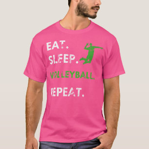 Camiseta Ventiladores deportivos de repetición de voleibol