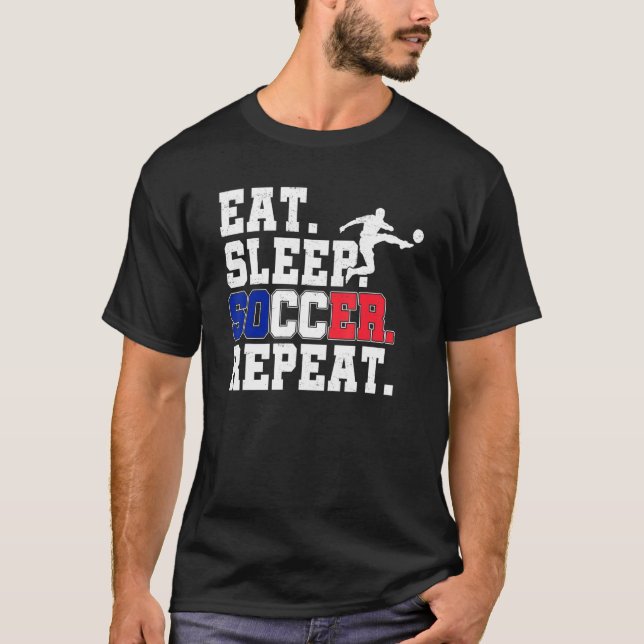 Camiseta Ventiladores gráficos de fútbol de repetición de f (Anverso)