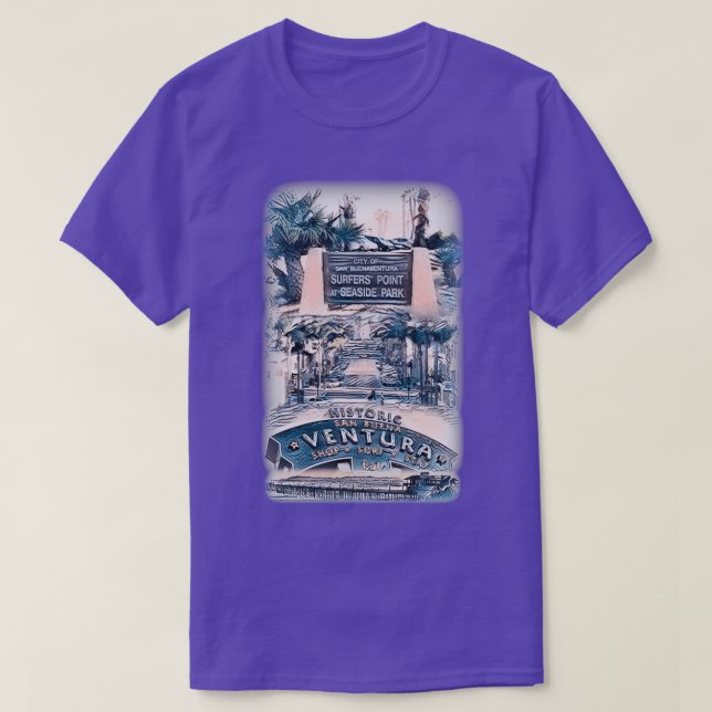 CAMISETA VENTURA CALIFORNIA (Diseño del anverso)